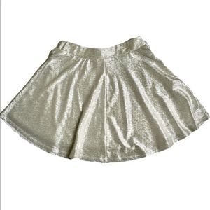 Xhilaration Silver Festival Skirt XL